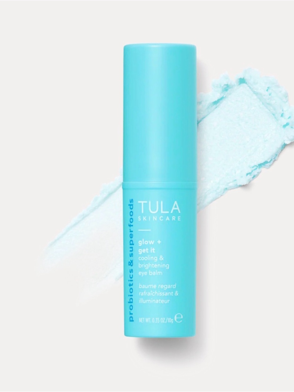 Tula Cooling & Brightening Eye Balm — Aqua Blue NEW & SEALED